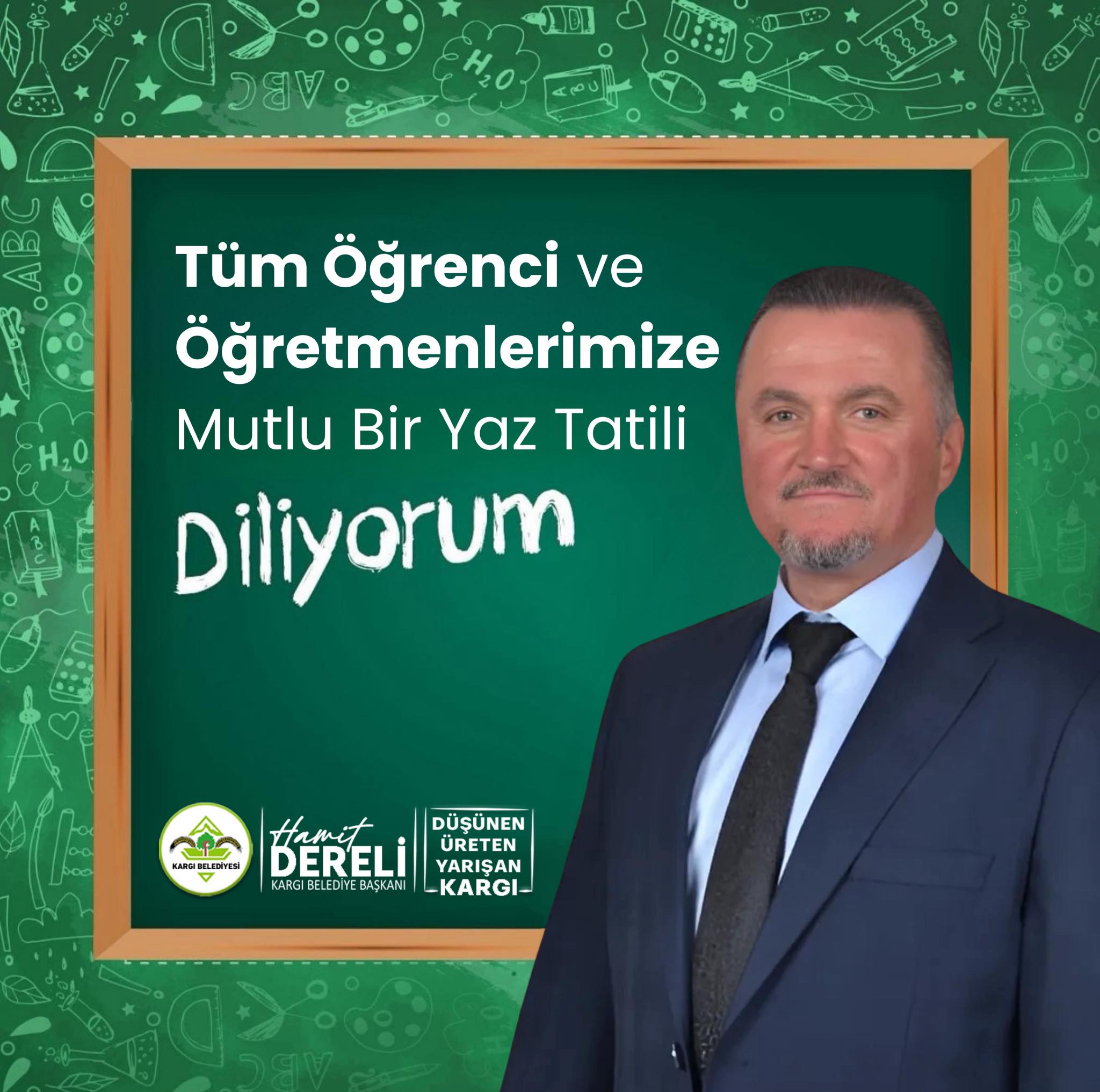 TÜM ÖĞRENCİ VE ÖĞRETMENLERİMİZE MUTLU BİR YAZ TATİLİ DİLİYORUM